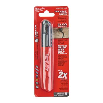   INKZALL JELÖLŐ FILC VÁGOTT HEGYŰ (1 - 4,8 MM) FEKETE 48223103