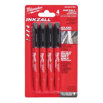 INKZALL JELÖLŐ FILC FEKETE 0,6 MM-ES HEGY 4 DB-OS 48223154