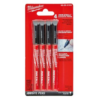 INKZALL FILCTOLL 0,6 MM HEGYŰ FEKETE 4 DB-OS 48223164