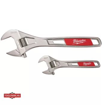   ÁLLÍTHATÓ POFÁJÚ VILLÁSKULCS 2 RÉSZES KÉSZLET (150MM / 200MM) 48227400