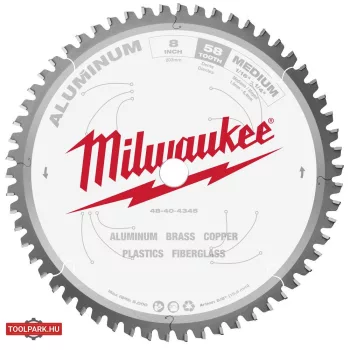   KÖRFŰRÉSZLAP GÉRVÁGÓKHOZ (ALU) 203X5/8"X2.4X58 48404345