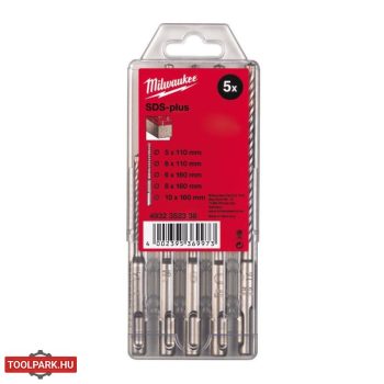   M2 SDS PLUS 2 ÉLŰ FÚRÓSZÁR KÉSZLET 5 RÉSZES (5 / 6 X110 MM; 6 / 8 / 10 X160 MM) 4932352338