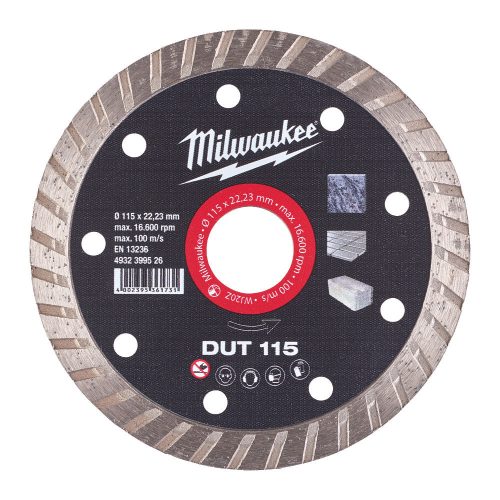GYÉMÁNT VÁGÓTÁRCSA DUT 115 X 22,2 MM 4932399526