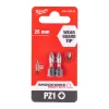 SHOCKWAVE BIT PZ1 25MM - 2 DB 4932430860