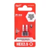 SHOCKWAVE BIT HEX2,5 25MM - 2 DB 4932430893