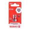 SHOCKWAVE BIT SL 0,6X4,5 25MM - 2 DB 4932430901