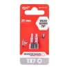 SHOCKWAVE BIT TX7 25 MM - 2 DB 4932471567