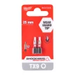 SHOCKWAVE BIT TX9 25 MM - 2 DB 4932471569
