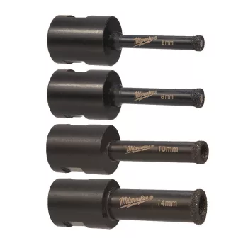   M14 SZÁRAZ GYÉMÁNTFÚRÓ (Ø 6, 8, 10, 14 MM) KÉSZLET 4932471863