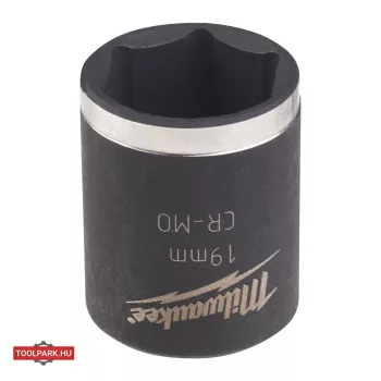   3/8" DUGÓKULCS HATLAPÚ, GÉPI, RÖVID 19 MM 4932478018