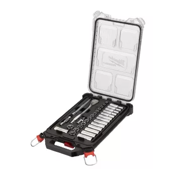   3/8˝ RACSNIS DUGÓKULCS KÉSZLET METRIKUS (32
RÉSZES) PACKOUT KESKENY RENDSZEREZŐBEN 4932478813