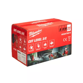   NAGY KISZERELÉSŰ VÁGÁSBIZTOS VÉDŐKESZTYŰ 3/C - XXL/11 - 144 PÁR 4932479015