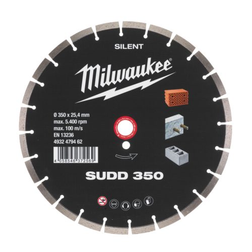 GYÉMÁNT VÁGÓTÁRCSA SUDD 350 MM 4932479462