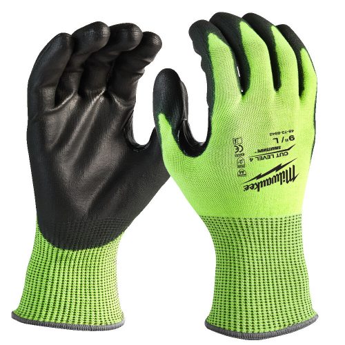 HI-VIS VÁGÁSBIZTOS VÉDŐKESZTYŰ - 4/D - M/8 4932479927