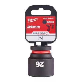   1/2" DUGÓKULCS HATLAPÚ, GÉPI, RÖVID 26 MM 4932480320