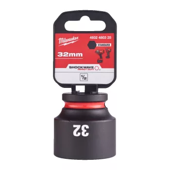   1/2" DUGÓKULCS HATLAPÚ, GÉPI, RÖVID 32 MM 4932480325