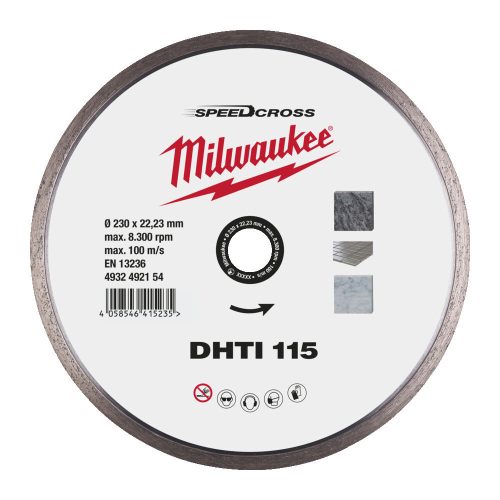 GYÉMÁNT VÁGÓTÁRCSA DHTI 115 MM 4932492154