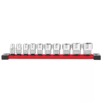   3/8" DUGÓKULCSOK RÖVID, SAE, TARTÓSÍNEN - 10 DB 4932492508