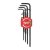 TORX L-ALAKÚ KULCS KÉSZLET 9 RÉSZES T10-T50 4932492693