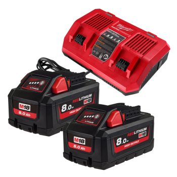   M18 HNRGO4-802 OPE 2 DB M18 HB8 8.0 AH AKKUMULÁTOR + 1 DB M18 DFC TÖLTŐ 4932492936