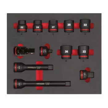   3/4" GÉPI DUGÓKULCS KLT. RÖVID 12 RSZ. HABBETÉTBEN 4932493396