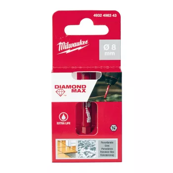 DIAMOND MAX 1/4" HEX GYÉMÁNTFÚRÓ 8 MM 4932498343