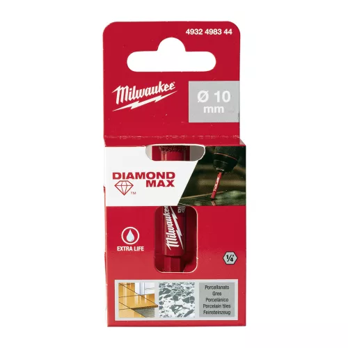 DIAMOND MAX 1/4" HEX GYÉMÁNTFÚRÓ 10 MM 4932498344