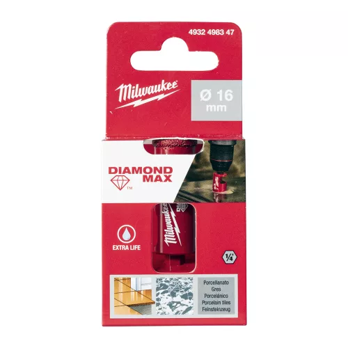 DIAMOND MAX 1/4" HEX GYÉMÁNTFÚRÓ 16 MM 4932498347