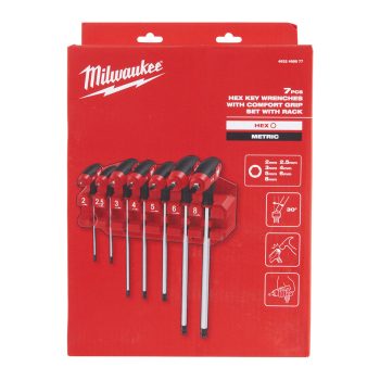   T-IMBUSZKULCS KOMFORT MARKOLATTAL 7 RÉSZES KÉSZLET 4932498677