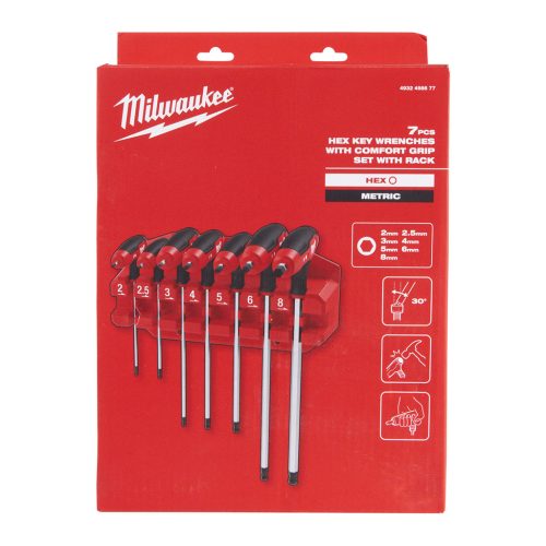 T-IMBUSZKULCS KOMFORT MARKOLATTAL 7 RÉSZES KÉSZLET 4932498677