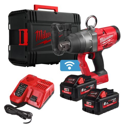 M18 ONEFHIWF1-802X ONE-KEY FUEL 1˝ NAGY NYOMATÉKÚ ÜTVECSAVAROZÓ BIZTOSÍTÓGYŰRŰVEL 4933459733